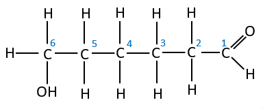 Numbering the organic molecule's main chain