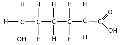 An organic molecule with both an alcohol and a carboxylic acid functional group